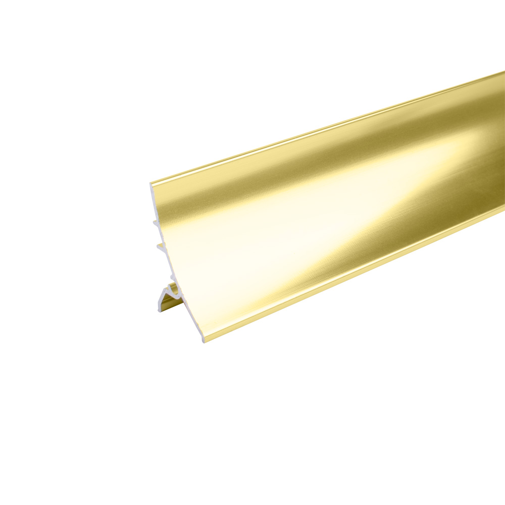 Exitex Inward and Outward Opening Radius Concealed Screw Fix Deflector - 914mm - Gold